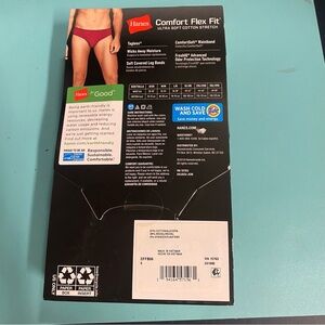 Hanes Comfort Flex Fit Tagless Bikinis in Red and Blue
